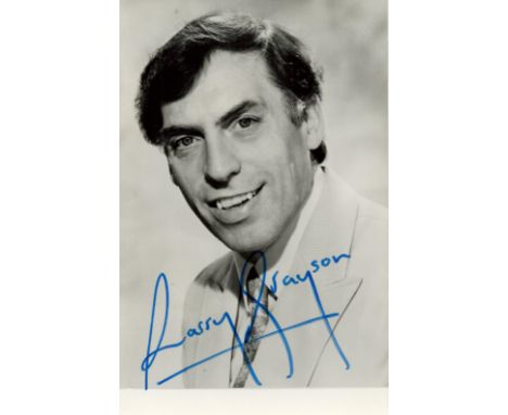 Larry Grayson signed 5x4 black and white photo. Grayson, was an English comedian and television presenter who was best known 