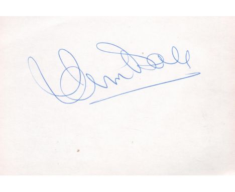 Actor, Jim Dale signed 6x4 white page in blue ink. Dale MBE (born James Smith; 15 August 1935) is an English actor, composer,