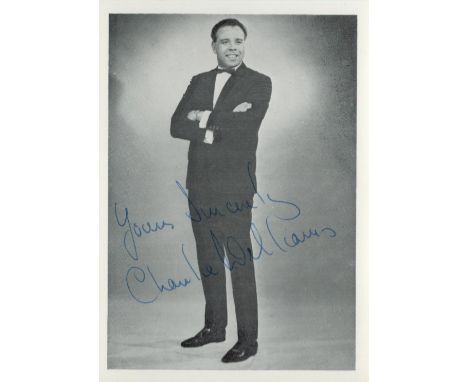 Charlie Williams signed 5x4 black and white photo. Williams, MBE (23 December 1927 - 2 September 2006) was an English profess
