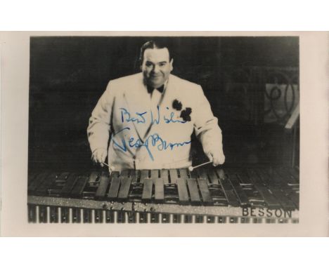 Les Brown signed 6x4 black and white photo. Brown (March 14, 1912 - January 4, 2001) was an American jazz musician who led th
