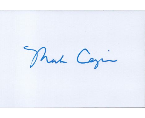 Actor, Mark Capri 6x4 white card nicely signed in blue pen. Capri is best known for playing imperial Officer M'Kae in the Sta