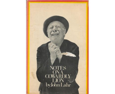 Notes on A Cowardly Lion The Biography of Bert Law by John Lahr 1969 First Edition published by Alfred A Knopf some ageing go