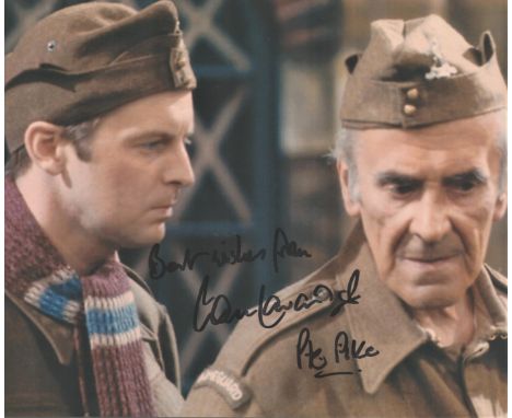 Dads Army Actor, Ian Lavender signed 10x8 colour photograph pictured during his role as Private Pike in the BBC sitcom Dad's 