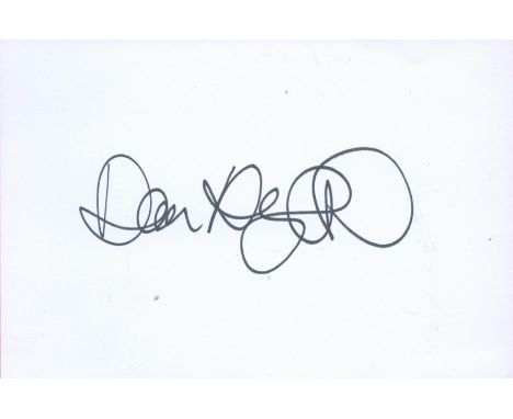 Ghostbusters Actor, Dan Aykroyd signed 6x4 white card signed in black marker. Aykroyd is best known for playing Ray Stantz in