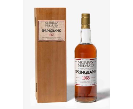 SpringbankCampbeltown Single Malt Scotch Whisky, Aged in Sherry Cask. Distilled 1965 Bottled 1998. Murray McDavid. Holzkiste.