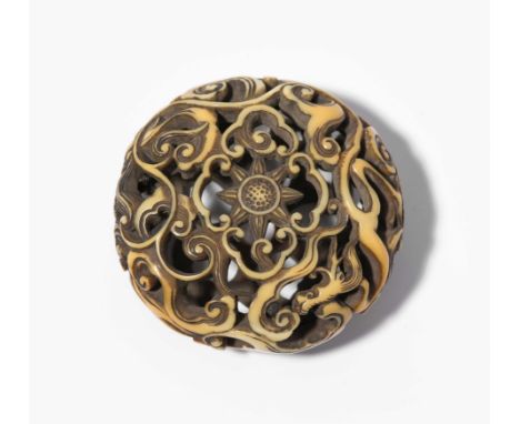 AUF DIESES LOS KANN NICHT GEBOTEN WERDEN /&nbsp;THIS ITEM IS NOT LEGAL TO SELL IN THE UK/EU:&nbsp;Ryusa-Netsuke Japan, 19.Jh.