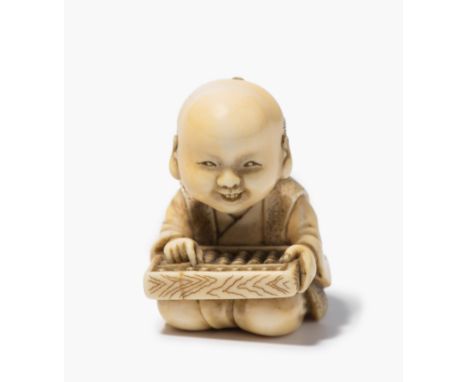 AUF DIESES LOS KANN NICHT GEBOTEN WERDEN /&nbsp;THIS ITEM IS NOT LEGAL TO SELL IN THE UK/EU:&nbsp;Netsuke Japan, 19.Jh. Elfen