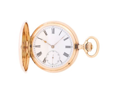 IWC Schaffhausen Goldsavonette Taschenuhr. Gold 14K, inkl. Staubdeckel, Gehäusenummer 369574. Vergoldetes Handaufzug-Werk Kal