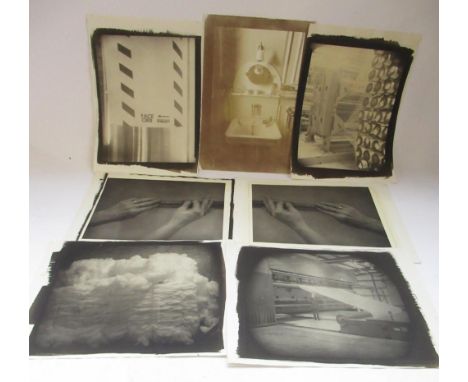 After David McDermott &amp; Peter McGough (American Contemporary); Collection of unframed monochrome prints incl. Hotel vanit