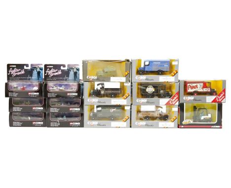 Six boxed Corgi Fighter Scramble to include CS900017 P-51D Mustang Bomber escort, CS90019 Supermarine Spitfire RAF Douglas Ba
