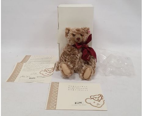 Steiff 2007 'The Million Hugs' bear, limited edition 1743, copper brown, with certificate, 27cm, boxed&nbsp;