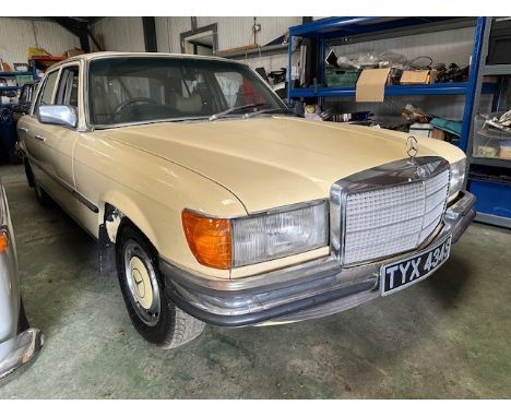 1977 Mercedes-Benz 280 SE Being sold without reserve Registration number TYX 434S Chassis number 11602422096021 Engine number