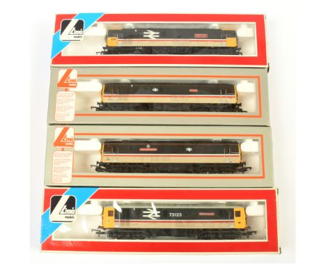 Lima OO Group of 4x BR Class 73 Electro-Diesel Loco's. Comprising 205191 73125 - Stewarts Lane; 205193 73123 - Gatwick Expres