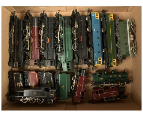 Hornby, Lima &amp; Similar mixed group of OO &amp; HO Gauge Steam and Diesel Locomotives (see photo). Conditions are Poor to 