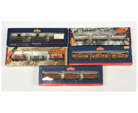 Bachmann OO 5x Triple Wagon Packs. To include 37-080M 3x Private Owner Wagons - Coal Traders Classics, produced for Modelzone