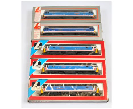Lima OO group of 5x Class 47 Network SouthEast Diesel Loco's. Comprising 204818 47701 Old Oak Common; 205038 47579 James Nigh
