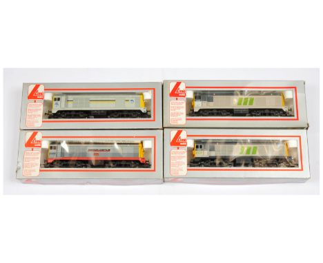 Lima OO Group of 4x Class 20 Diesel Loco's. Comprising Ltd Edition 204813A5 Triple Grey 20906 Hunslet-Barclay Kilmarnock 400 