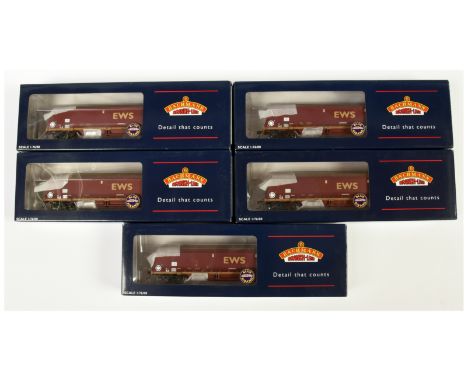 Bachmann OO Group of 5x 37-850 104 Tonne EWS Bulk Coal Hopper wagons. Conditions: Mint in Excellent to Near Mint boxes. (5)