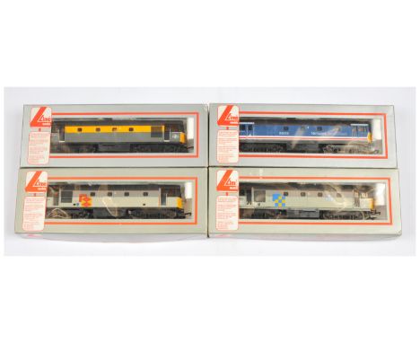 Lima OO Group of 4x Class 33 Diesel Loco's. Comprising 205030 BR Grey / Yellow 33065; 205070 BR Triple Grey 33205; 205074 BR 