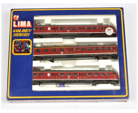 Lima HO Gauge European Outline Ref 149800 3-car DB Set. Condition is Excellent Plus to Near Mint in Good to Good Plus box.