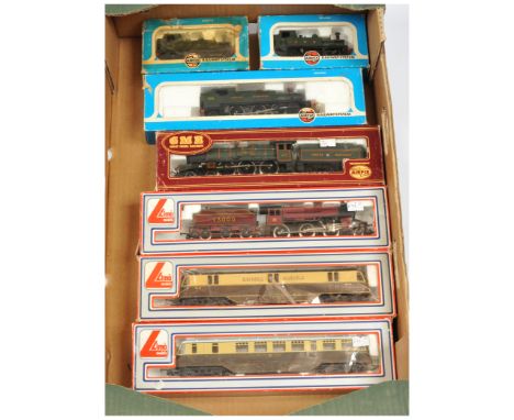 Airfix &amp; Lima mixed group of Steam &amp; Diesel Locomotives to include Airfix Ref 54124-2 4-6-0 GWR Castle Class Steam Lo