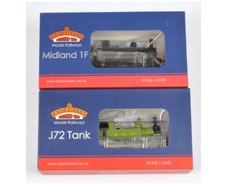Bachmann pair of Steam Tank Locomotives comprising of 31-063 0-6-0 Tank Loco NER lined green Class E1 No.2173 and 31-432 0-6-