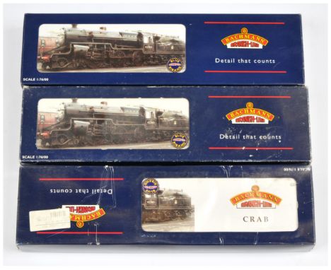 Bachmann OO Group of 3x BR Steam Loco's. Comprising 32-176 2-6-0 BR Black 42765 Crab; 32177 2-6-0 BR Black 42789 Crab; as pre
