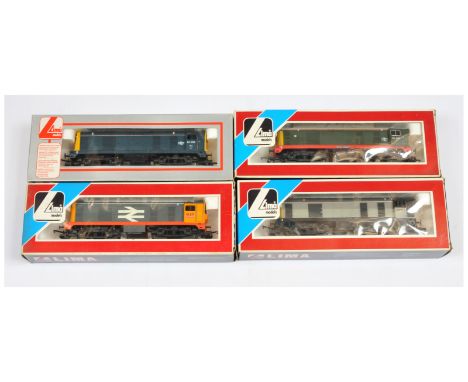 Lima OO Group of 4x Class 20 Diesel Loco's. Comprising 205067 BR Blue 20066; 205159 BR Grey Railfreight 20215; 205240 BR Gree