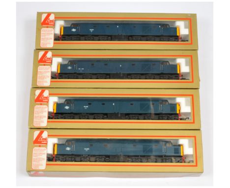 Lima OO Group of 4x Class 40 Diesel Loco's. Comprising 205061 BR Blue 40145; 205187 BR Blue 40066; 205189 BR Blue 400001; 205