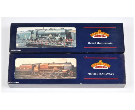 Bachmann OO Pair of BR Steam Loco's. Comprising 31-227 4-6-0 BR Green 46162 Queens Westminster Rifleman - Late Crest, comes w