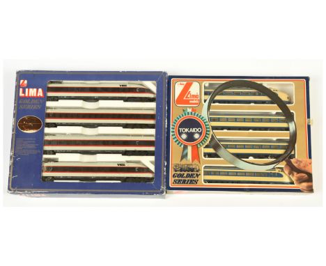 Lima HO Pair of High Speed Train Packs. Comprising 109701 Japanese Bullet Train - Cream / Blue; 149742 German High Speed Trai