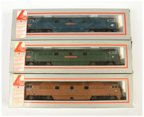 Lima OO Group of 3x Class 52 Diesel Loco's. Comprising 204846 D1013 BR Blue Western Ranger; 204800 D1004 Western Crusader; 20