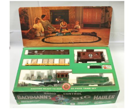 Bachmann G gauge Big Hauler 90-0100 American Outline Freight Set with a 2-6-0 Loco &amp; Tender Atchison &amp; Topeka &amp; S