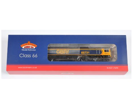 Bachmann OO Gauge 32-980 Class 66 GBRF Diesel Locomotive No. 66731 "InterhubGB". Condition is Mint in Excellent box and outer