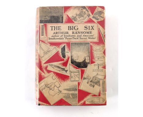 Arthur Ransome, The Big Six, Jonathon Cape 1940, First edition. Octavo. 400 pages. Illustrations by the author, 