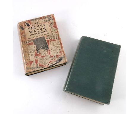 Arthur Ransome, Secret Water, Jonathon Cape 1939, First Edition, green boards, gilded text; together with a similar First Edi