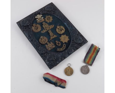 First World War medal pair: Sapper W Davies, Royal Engineers; British War Medal and Victory Medal (82372 SPR W DAVIES RE), to