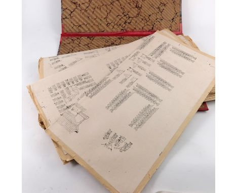 Chinese School (19th century), an album of thirty-one large ink woodcut illustrations on paper of The Imperial Chinese army o
