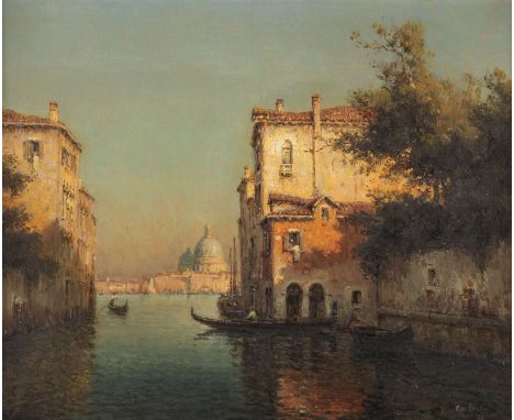 ELOI NOËL BOUVARD ('Marc ALDINE - Eloi-Noël BERAUD') 1875 - 1957 Venice Oil on canvas. 43 x 52,5 cm (F. 57 x 67 x 8 cm). Sign