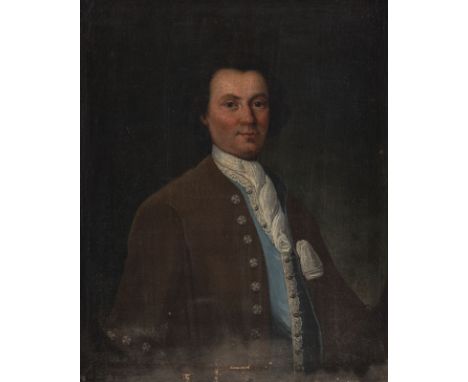 FRENCH SCHOOL OF THE LATE 18TH CENTURY PORTRAIT OF JÉROME PETION DE VILLENEUVE Oil on canvas. 78,5 x 65,5 cm (F. 95 x 82 cm).