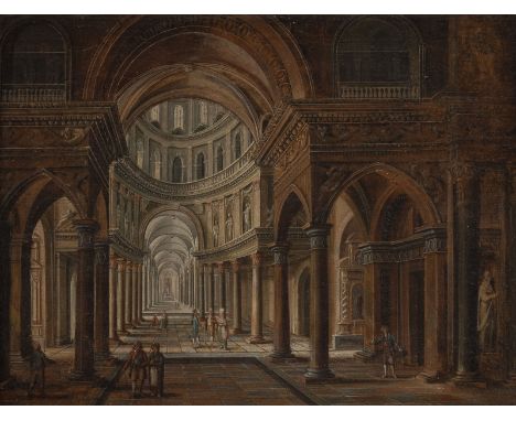 JOHANN LUDWIG ERNST MORGENSTERN 22 September 1738 Rudolstadt - 13 November 1819 Frankfurt am Main SPACIOUS INTERIOR OF A GOTH