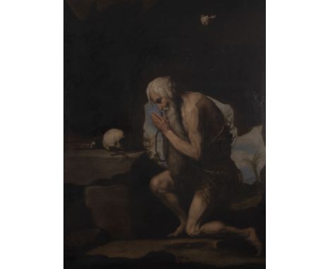 ATTRIBUTED TO ANTONIO DE PEREDA Y SALGADO 1611 Valladolid - 1678 Madrid THE HERMIT PAUL OF THEBES Oil on canvas (relined). 21