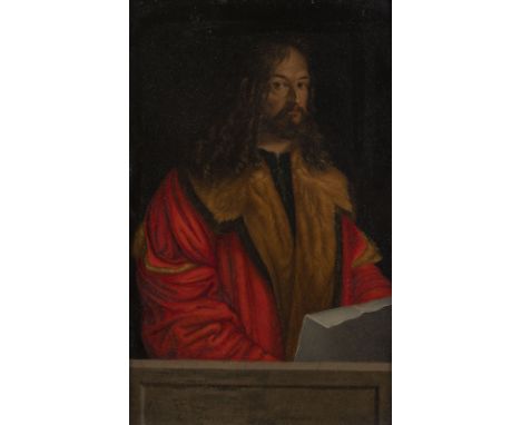 ATELIER OR FOLLOWER OF HANS I ROTTENHAMMER THE ELDER 1564 Munich - 1625 Augsburg PORTRAIT OF ALBRECHT DÜRER Oil on hardwood p