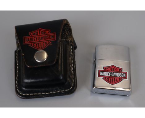 Zippo - Harley Davidson example in holster