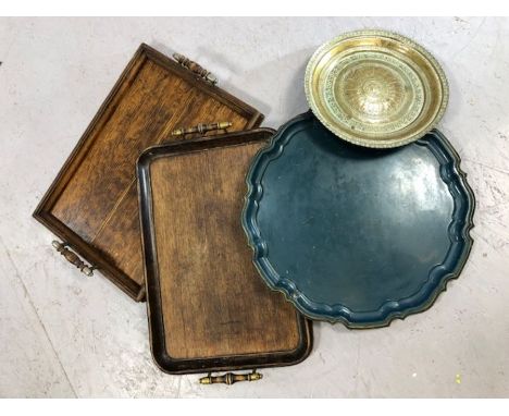 Collection of vintage trays