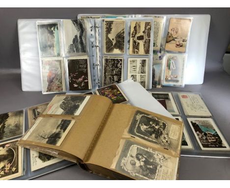 Approx 500 vintage Postcards and including Mabel Lucy Attwell cartoons, Cheeky postcards by Pedro, Chas etc