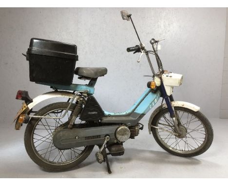 Vintage Honda Camino DX Moped with interesting registration: H285 BOD