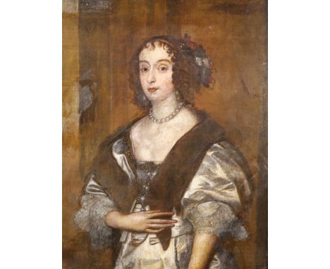 ENGLISH SCHOOL, PORTRAIT OF MARY VILLIERS, oil on canvas, framed. 91cm by 70cmThe absence of a Condition Report does not impl