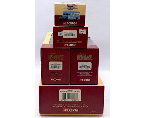 Corgi "Collection Heritage" Boxed 1:50 Scale Commercial Group, to include EX70206 Berliet GLR avec rouleau "Safi-Stag", 71801