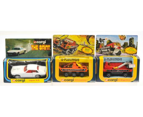 Corgi Boxed Mixed Vehicle Group, to include 320 "The Saint" Jaguar XJS, X-Ploratrons D2024 X2 Lasertron &amp; D2026 X3 Magnet